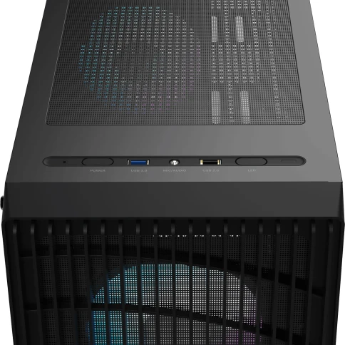 Корпус ПК без блока питания/ Case Ocypus Gamma C70 BK ARGB, Midi-Tower, TG, 4x120mm ARGB, 1xUSB-A 3.0 + 1xUSB 2.0, ATX, mATX, mITX Black фото 7
