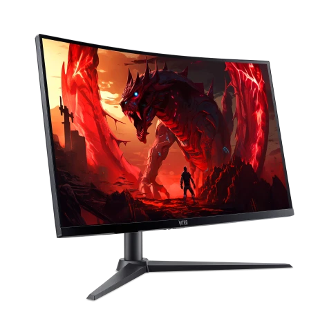Монитор/ ACER Nitro XZ270UX6bmiiphx 27'', ZeroFrame, Curved 1500R, Black, 16:9, VA, 2560x1440, 1 / 0,5 (GTG, Min.)ms, 250cd, 220Hz, 2xHDMI(2.1) + 1xDP(1.4) + SPK + Audio Out, Speakers 2Wx2, sync: FreeSync Premium, hdr: HDR 10, hadj 120, Vesa:75x фото 2