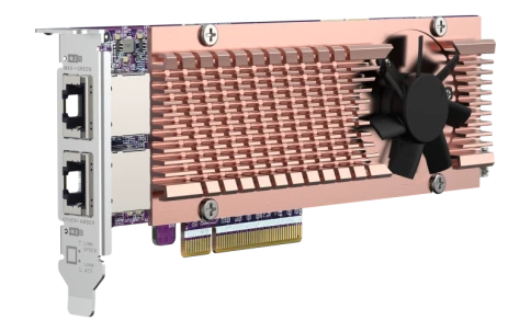 Карта расширения/ QNAP QM2-2P410G2T 2x M.2 22110/2280 NVMe SSD expansi фото 6