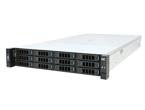Серверная платформа/ 2U 12x NVMe (12-port 3.5"/2.5" PCIe Gen4 Tri-mode backplane), 2x 2.5" SATA hot-swap (rear), 4x 8038 FAN, Acbel 1600W redundant power supply Titanium (C14 inlet), Vega motherboard, DDR5 RDIMM x16, 1x GbE dedicate IPMI, 3 фото 1