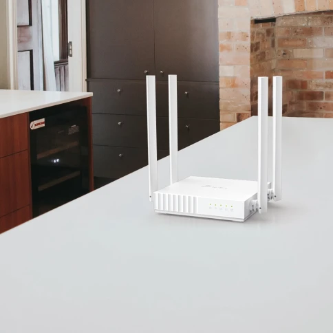 Маршрутизатор/ AC750 Wireless Dual Band Router, 433 at 5 GHz +300 Mbps at 2.4 GHz, 802.11ac/a/b/g/n, 1 port WAN 10/100 Mbps + 4 ports LAN 10/100 Mbps, 3 fixed antennas, L2TP Russia/PPTP Russia/PPPoE Russia support, IGMP Snooping/Proxy, Bridge and 802.1Q T фото 5