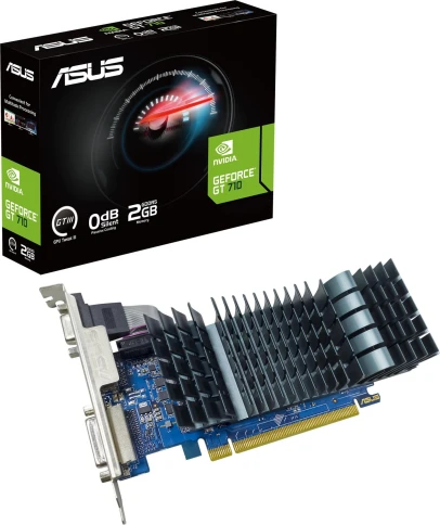 Видеокарта ASUS PCI-E GT710-SL-2GD5-BRK-EVO NVIDIA GeForce GT 710 2Gb 64bit GDDR5 954/5012 DVIx1 HDMIx1 CRTx1 HDCP Ret low profile [GT710-SL-2GD5-BRK-EVO] фото 4