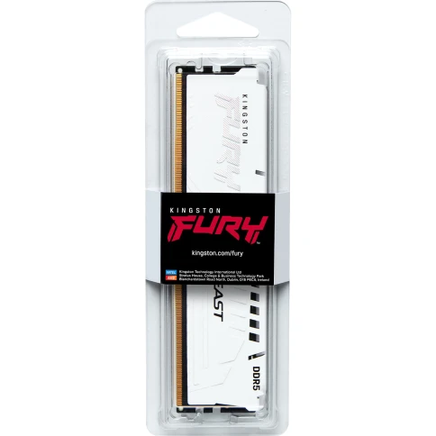 Память оперативная/ Kingston 16GB 5600MT/s DDR5 CL40 DIMM FURY Beast White XMP фото 4