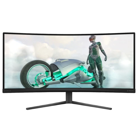 Монитор Philips 34M2C3500L 34'', 3440x1440,Curved, VA, 180hz, 4000:1, 350cd, 0.5ms, 2xHDMI 2.0, DP 1.4, VESA, 3Y, Black/ Philips 34M2C3500L 34'', 3440x1440,Curved, VA, 180hz, 4000:1, 300cd, 0.5ms, 2xHDMI 2.0, DP 1.4, VESA, 3Y, Black фото 1