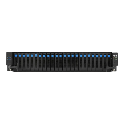 Серверная платформа/ ASUS RS521A-E12-RS24U, 2U, 1xSP5 (LGA 6096) 360W, 24x DDR5 6400, 24x 2.5'' (16 NVME+8 SAS/SATA) + 2x SATA rear, 2x M.2 22110 NVME, Up to 5 PCIe Gen5  + 1x OCP 3.0 x16, 1 x 2-Port 1GbE LAN, up to 4 single-slot or 2 double-slo фото 5