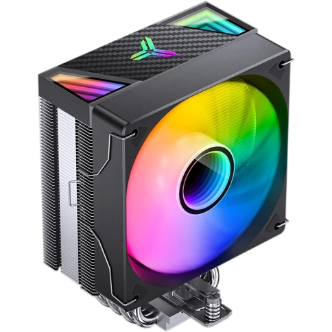 Кулер для процессора/ CPU Cooler JONSBO CR-1000 V3 PRO ARGB (230W, 4-pin PWM, 157mm, Al/Cu, 6x6mm, ARGB, 1x120mm, 70.8CFM, 33.2dBA, 1800RPM, S: 1851/1700/1200/115X, AM4/AM5 Black) фото 2