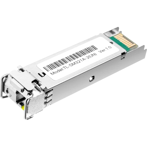 Трансивер/ 1000Base-BX WDM Bi-Directional SFP module, TX: 1550 nm and RX: 1310 nm, 1 LC Simplex port , up to 2 km transmission distance in 9/125 ?m SMF фото 1