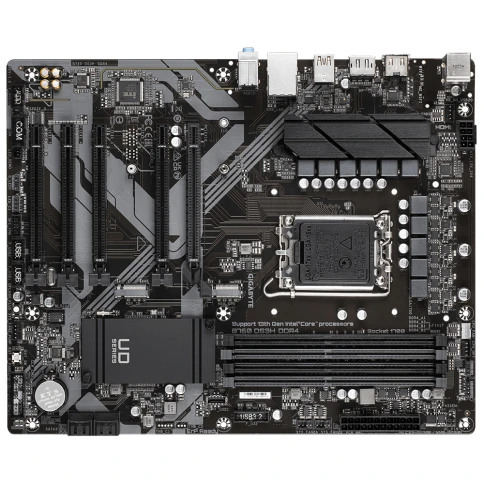 Материнская плата/ MB GIGABYTE INTEL B760 s1700, 4xDDR4(128GB), HDMI 2.0/DP, 1xPCIe 4.0x16, 4xPCIe 3.0x16, 1xLAN, 4xSATA 6Gb/s, 2xM.2, 1xUSB-C, 1xUSB 3.2, 4xUSB 2.0, 1xPS/2, ATX фото 5
