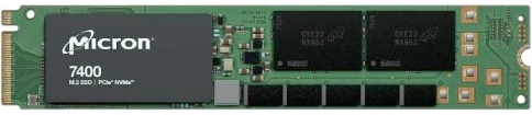 Серверные твердотельные накопители/ Micron SSD 7450 PRO, 960GB, M.2(22x110mm), NVMe, PCIe 4.0 x4, 3D TLC, R/W 5000/1400MB/s, IOPs 520 000/82 000, TBW 1700, DWPD 1 (12 мес.) фото 1