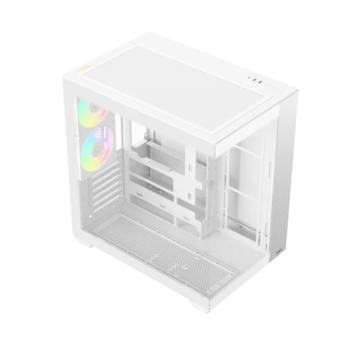 Корпус ПК без блока питания/ Case Ocypus Delta C74 WH ARGB, Midi-Tower, TG, 2x120mm ARGB, 2xUSB-A 3.0 + 1xUSB-C 3.1, ATX, mATX, mITX White фото 5