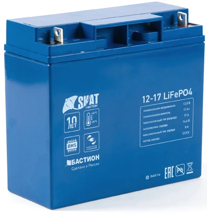 647 Skat i-Battery 12-17 LiFePo4, 12 В, 17 Ач фото 4