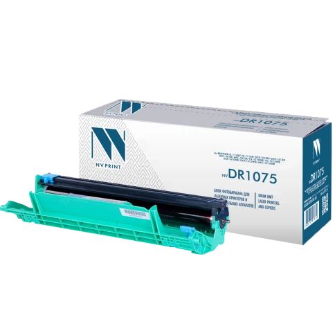 -/ Барабан NVP NV-DR-1075 для Brother HL-1110R/ HL-1112R/ DCP-1510R/ DCP-1512R/ MFC-1810R/ MFC-1815R/ HL-1210WR/ HL-1212WR/ DCP-1610WR/ DCP-1612WR/ MFC-1912WR (10000k) фото 1
