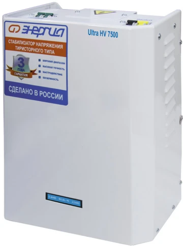 Стабилизатор ЭНЕРГИЯ  7 500 ВА серии Ultra  (HV)/ Stabilizer ENERGY 7 500 VA Ultra series (HV) фото 3