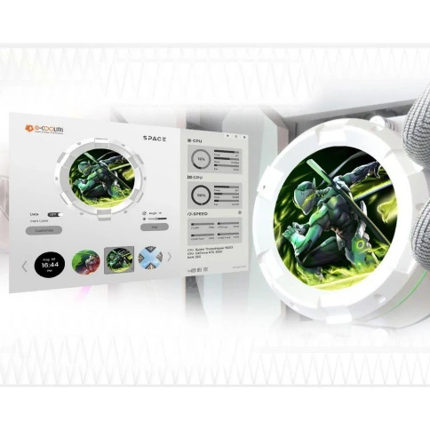 Вентилятор Cooler ID-Cooling SL360 XE WHITE /LCD SCREEN /350W /all Intel /all AMD фото 11