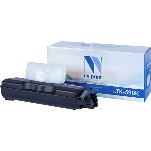-/ Тонер-картридж NVP NV-TK-590 Yellow для Kyocera FS-C5250DN/ C2026MFP/ C2026MFP+/ C2126MFP/ C2126MFP+/ C2526MFP/ C2626MFP/ Ecosys P6026cdn (5000k) фото 1