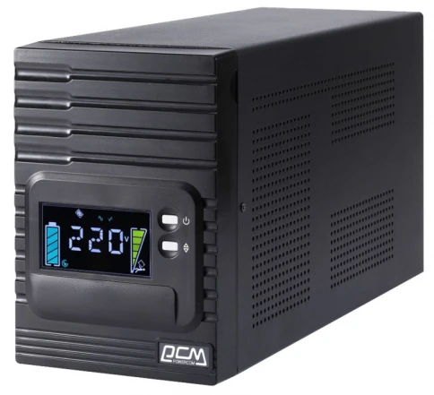 Источник бесперебойного питания Powercom Smart King Pro+ SPT-1000 LCD 800Вт 1000ВА черный/ UPS Powercom Smart King Pro+ SPT-1000 LCD 800W 1000Va black фото 5