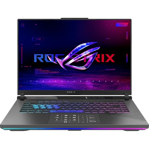 Ноутбук/ ASUS ROG Strix G16 G614PP-S5063 16"(2560x1600 (матовый, 240Hz) IPS)/AMD Ryzen 9 8940HX(4Ghz)/32768Mb/1024PCISSDGb/noDVD/Ext:nVidia GeForce RTX 5070(8192Mb)/Cam/BT/WiFi/90WHr/war 1y/2.5kg/Eclipse Gray/DOS фото 1