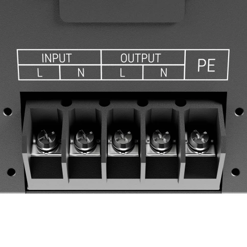 Источник бесперебойного питания/ ONTEK SM RT 10 (SB) BUL10, 10 кВА/10 кВт (PF=1) с внутренними аккумуляторными батареями 20шт/9Ач с расчетным сроком службы 10 лет, выходными клеммами и выходными розетками 8шт х С13, 4шт х С19, с выключателем сервисного ба фото 6