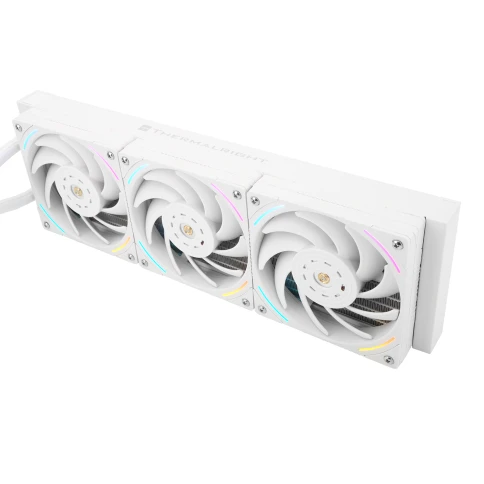 Система жидкостного охлаждения/ Water Cooling System Thermalright Elite Vision 360 (360mm, LED, White, ARGB/ Fans: 3x120mm, 69CFM, 27dBA, 2150RPM/ Pump height 63mm, Rad thickness 27mm/ S: 1700, 1200, 1851, 115X, 2011, 2066, AM5, AM4) фото 4