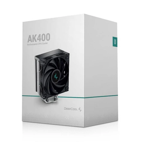 Кулер Deepcool AK400 Soc-AM5/AM4/1200/1700/1851 черный 4-pin 29-29dB Al+Cu 220W 661gr Ret (R-AK400-BKNNMN-G-1) [R-AK400-BKNNMN-G-1] фото 18