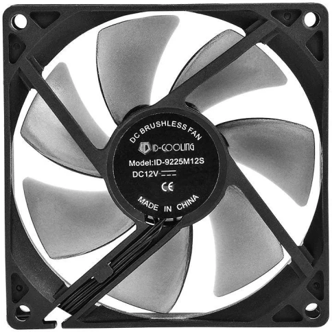Вентилятор для корпуса ID-Cooling NO-9225-SD 90х90x25 черный 3-pin 29дБ Ret [NO-9225-SD] фото 4