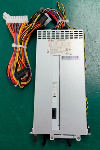 Блок питания серверный/ Server power supply Qdion Model R1A-KH0400 P/N:99RAKH0400I1110210 1U Slim Redundant 400W AC-DC Efficiency 80 Plus Silver, Cable connector: C14 фото 3