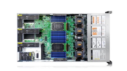 Серверная платформа/ Gooxi SL201-D12RE-G4 2u 12 bay platform with expander backplane, based on  Intel Gen 4th; 2x 2.5" rear SAS/SATA; 2x 2.5" rear NVMe; 2*350W TDP 2xPCIe 4.0x16; 4xPCIe 4.0x8; 2x1300W psu RAIL kits; EU power cables фото 3