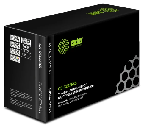 -/ Картридж лазерный Cactus CS-CE255XS CE255X черный (12500стр.) для HP LJ P3015 фото 2