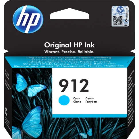 Картридж/ HP 912 Cyan Original Ink Cartridge фото 1