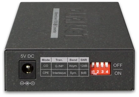 VC-231G конвертер Ethernet в VDSL2, внешний БП/ 1-Port 10/100/1000T Ethernet to VDSL2 Converter -30a profile w/ G.vectoring, RJ11 фото 2
