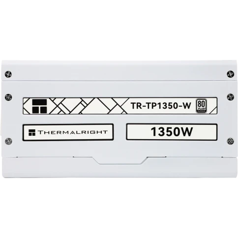 Блок питания 1350W/ Power Supply Thermalright, 1350W 80+ Platinum (ATX, 3.0, PCIe 5.0, Full modular, 1x24(20+4)pin 600mm, 4xCPU 8(4+4)pin, 10xPCIe 8(6+2)pin, 2x12VHPWR PCIe 5.0 12+4pin 650mm, 14xSATA, 8xMOLEX4pin, Active, 140x140mm, 170x150x86mm, OPP, OVP фото 1