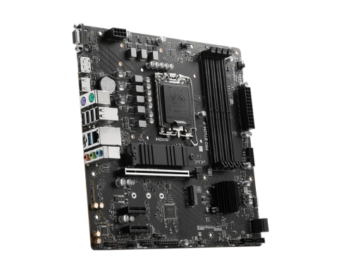 Материнская плата/ MB MSI INTEL B760 s1700, 4xDDR5(256GB), D-SUB/HDMI 2.1/DP, 1xPCIe 4.0x16, 2xPCIe 4.0, 1xLAN, 4xSATA 6Gb/s, 2xM.2, 1xUSB-C, 1xUSB 3.2, 4xUSB 2.0, 2xPS/2, mATX фото 4