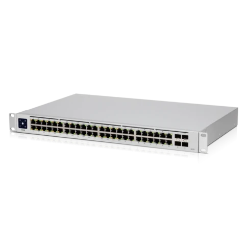 Коммутатор/ 48-port, Layer 2 PoE switch with a silent, fanless cooling system.195W total PoE availability фото 2