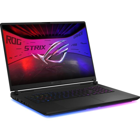 Ноутбук/ ASUS ROG Strix SCAR 18 G835LW-SA037 18"(2560x1600 mini LED)/Intel Core Ultra 9 275HX(2.7Ghz)/32768Mb/1024PCISSDGb/noDVD/Ext:NVIDIA GeForce RTX 5080(16384Mb)/Cam/BT/WiFi/90WHr/war 1y/3.3kg/Off Black/noOS фото 2