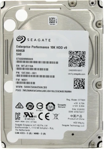 Жесткий диск/ HDD Seagate SAS 600Gb 2.5"""" Enterprise Performance 10K 128MB  1 year warranty фото 3