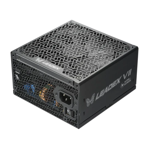 Блок питания 850 Ватт/ Power Supply Super Flower Leadex VII, 850W, ATX 3.0, 140mm, 12xSATA, 3xPCI-E(6+2), 1x12VHPWR, APFC, 80+ GOLD, Full Modular фото 1