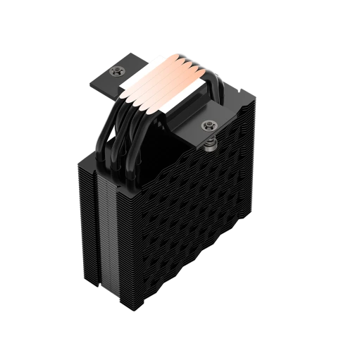 Кулер для процессора/ CPU Cooler PCCooler RT500 Digital ARGB BK (240W, 4-pin PWM, LED temp., 152mm, Al/Cu, 5x6mm, ARGB, 1x120mm, 73.32CFM, 34.9dBA, 2200RPM, S: 1851/1700/1200/115X, AM5/AM4, black) фото 4