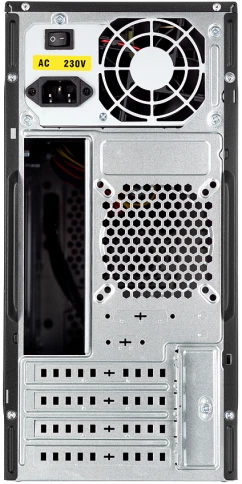 Корпус с блоком питания 450Вт./ Case Foxline FL-702, mATX, 1x5.25EXT, 1x3.5EXT, 2x3.5INT, 2xUSB3.0, HDA, w/o FAN, w/450W ATX PSU, w/1.2m EU pwr cord фото 3