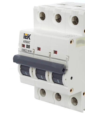 ARMAT Авт. выкл. M10N 3P D 8А IEK фото 4