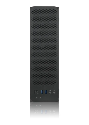 Корпус с блоком питания 230W/ Case Foxline FL-1004-TFX230B-85 mATX case, black, w/PSU TFX 230W 85+ bronze, w/2xUSB3.0, HDA, w/pwr cord, w/8cm FAN фото 3