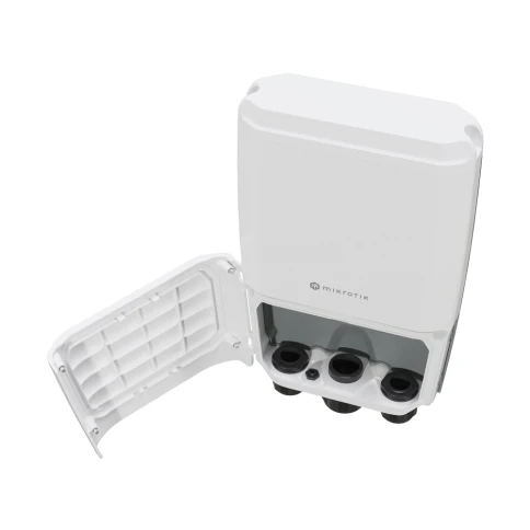 Коммутатор/ FiberBox Plus CRS305-1G-4S+OUT with 800MHz CPU, 256MB RAM, 1xGigabit LAN, 4 x SFP+ cages, RouterOS L5 or SwitchOS (dual boot), IP66 compliant outdoor enclosure, mounting kit, PSU, PoE injector фото 3