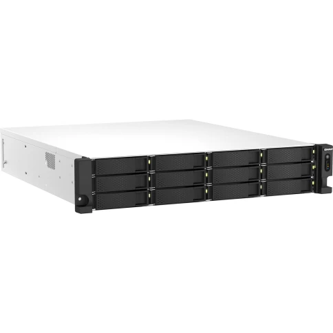 Сетевое хранилище без дисков/ ENTERPRISE QNAP TS-h1887XU-RP-E2336-32G QuTS hero NAS, Xeon E-2336 6C 12T 2.9-4.8GHz, 32 GB ECC DDR4 (2 x 16 GB) up to 128GB (4 x 32 GB), 18-bay (12 x 3.5-inch SATA + 6 x 2.5-inch SATA), 2x10 GbE, 2x2.5 GbE, 3xPCIe Slot (2 x фото 3