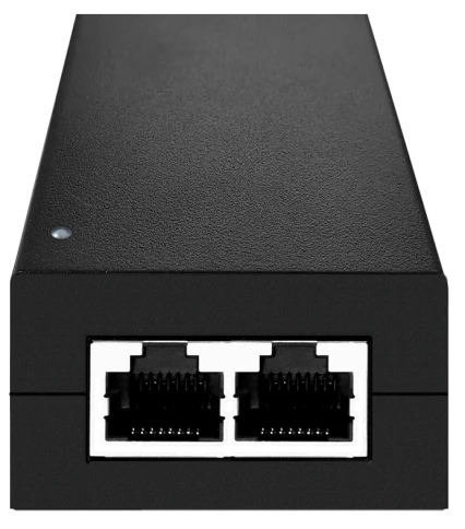 PoE-инжектор Gigabit Ethernet/ PoE-инжектор Gigabit Ethernet на 1 порт. Совместим с оборудованием PoE IEEE 802.3af.( без автоматического определения PoE) Мощность PoE на порт - до 15.4W. Напряжение PoE - 50V(конт. 1,2(+); 3,6 (-)). Порты: вх. - 1 x RJ45(1 фото 1
