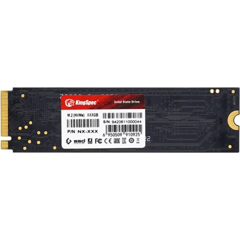 Твердотельный накопитель/ Kingspec SSD NX-4096 2280, 4096GB, M.2(22x80mm), NVMe, PCIe 3.0 x4, 3D QLC, R/W 3600/3200MB/s, IOPs 380 000/320 000, TBW 1920, DWPD 0.4 (3 года) фото 5