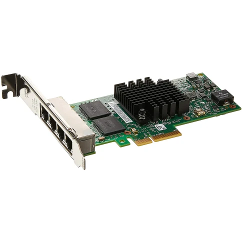 Сетевая карта/ Intel® Ethernet Server Adapter I350-T4, 4 x Gbit Ports RJ-45, PCI-E x4, iSCSI, NFS, VMDq фото 2