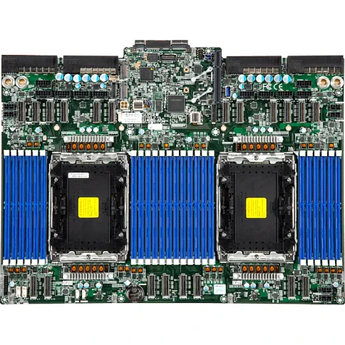 Серверная платформа/ Supermicro GPU SuperServer SYS-522GA-NRT (X14DBG-AP, CSE-528G2TS-R9K60P) 5U, 2x LGA-7529, 24x DDR5 ECC RDIMM, 24x 2.5" HS NVMe, 2x M.2 NVMe, 13x PCIe 5.0 x16 FHFL slots, 2x RJ45 10GbE X710-AT2, 6x 2700W фото 2