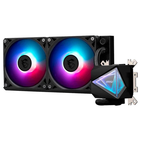Жидкостная система охлаждения MSI MAG CORELIQUID I240 2x ARGB Gen2 Fan, ARGB Gen2 Block, Color Box фото 1