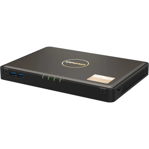 Сетевое хранилище без дисков/ SMB QNAP TBS-464-8G NAS  4-bay M.2 NVMe, Intel Celeron N5105 4-core/4-thread 2.0-2.9 GHz, 8 GB DDR4, 2 x 2.5 GbE, 2xUSB 3.2 Gen 1 port, 3xUSB 2.0 port, 2xHDMI Output фото 3