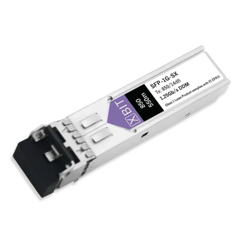 Трансивер XBIT SFP-1G-SX    SFP, 1.25Gb/s, 550m, 8dB, 850nm, MMF, 2LC, DDM фото 1