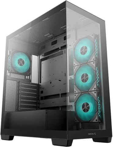 Корпус Deepcool CG580 4F черный без БП ATX 6x120mm 3x140mm 2xUSB3.0 audio bott PSU фото 8